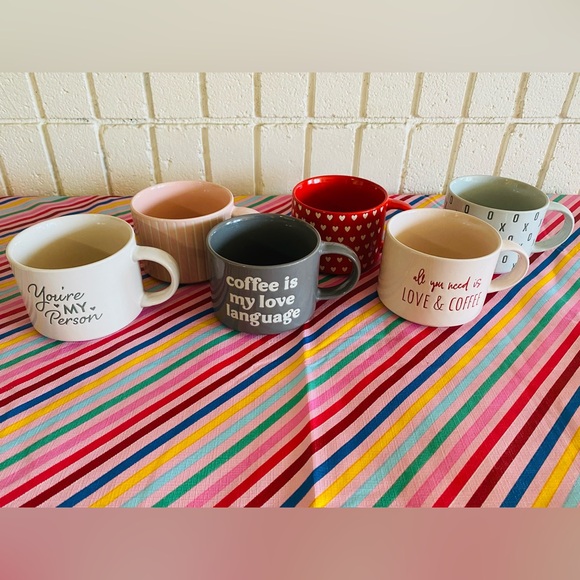 Love Mugs! (6 stackable mugs!) - Picture 2 of 10